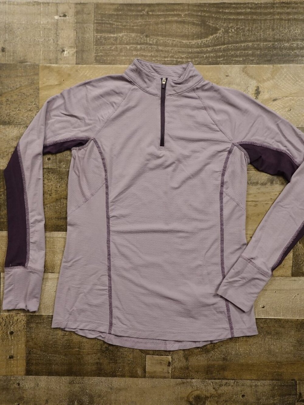 Noble Equestrian Quarter Zip Performance Top Women’s Medium Lavender Riding